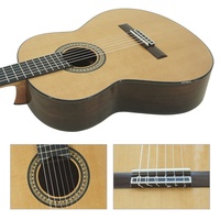 Aiersi Brand Handmade Vintage Solid Spruce Top Spanish Classical Guitar 6 Nylon String 39 Inch Handmade String Music Instrument