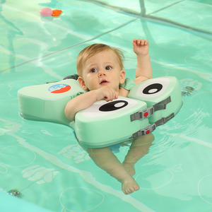 Flotador de cuello para recién nacidos, no inflable, de EPE, para <span class=keywords><strong>piscina</strong></span>, de 0 a 6 <span class=keywords><strong>meses</strong></span>, con soporte para la entrepierna, antiasfixia, seguro, portátil y ecológico. - Product Image 2