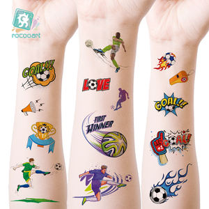 <span class=keywords><strong>Tatuajes</strong></span> Temporales Brillantes <span class=keywords><strong>para</strong></span> Niños, Fanáticos del <span class=keywords><strong>Fútbol</strong></span>, ​​Pegatinas <span class=keywords><strong>de</strong></span> <span class=keywords><strong>Tatuajes</strong></span> Falsos, Pegatinas <span class=keywords><strong>de</strong></span> <span class=keywords><strong>Tatuajes</strong></span> Temporales Impermeables <span class=keywords><strong>para</strong></span> Hombre y Niño - Product Image 2