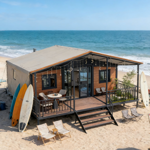 Casa Contenedor Expandible Personalizable <span class=keywords><strong>de</strong></span> 2 Dormitorios, Vivienda Prefabricada Modular Plegable, Alojamiento Portátil con Baño y Cocina - Product Image 4