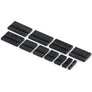 Connecteur Dupont à une rangée 4P 4 broches, boîtier en plastique, pour câble de raccordement, pas de 2,54 mm, pour applications PCB - Product Image 5
