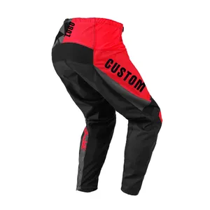 HOSTARON Bike Motorcycle Clothing & Auto Racing Wear Trouser Pads Pants Sportswear Mtb Downhill Man Adults Custom Wholesale Red