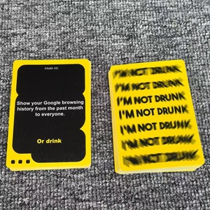 Set di Carte da <span class=keywords><strong>Gioco</strong></span> Personalizzate per Feste "NON SONO BRUZZOLI", Carte da <span class=keywords><strong>Gioco</strong></span> per Adulti OEM Divertenti per Serate di Festa - Product Image 2