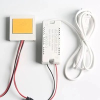 Interrupteur intelligent à bouton unique AOMEI pour miroir de salle de bain, capteur tactile inductif pour éclairage de vanité, portée de détection 1-6 cm, indice de protection IP20, 1,5 W