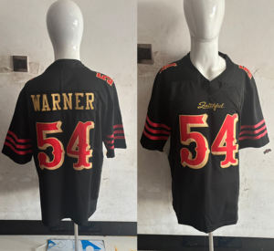 高品質 卸売 49ers ジャージ 人気商品 メンズ アメリカンフットボール 刺繍 ユニフォーム - Product Image 6