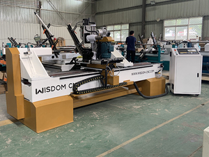 Tour à bois CNC multifonction WISDOM CNC WS-L1530-4A ATC avec polissage et rabotage - Product Image 4