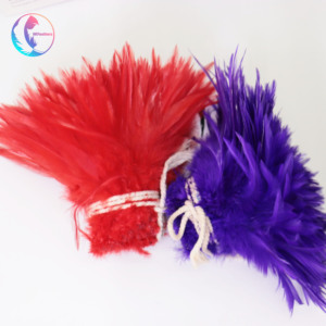 Bán Buôn 5-6 Inch Trắng Nhuộm Dậu Yên Ngựa Hackle Lông Strung Cho Đảng Trang Phục Quần Áo Lễ Hội Tự Làm Bông Tai Đồ Trang Sức - Product Image 3