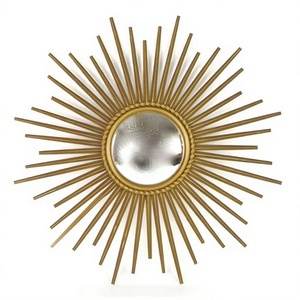 Miroir mural artisanal Axiom Home Accents avec cadre en métal vieilli, idéal pour une décoration intérieure de style rustique ou farmhouse - Product Image 1