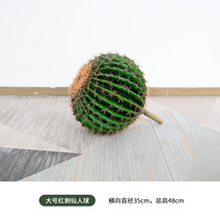 Décoration d'intérieur Erevgreen Cactus en plastique Faux Plantes Plante tropicale Simulation Cactus Cactus artificiel