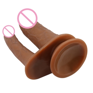 Jouet sexuel pour adultes PRETTY <span class=keywords><strong>LOVE</strong></span>, double gode réaliste en TPE avec ventouse, jouets sexuels pour la masturbation féminine - Product Image 3