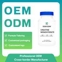 Complément sportif OEM pour améliorer la force et l'endurance musculaire : Capsules de créatine monohydrate, Capsules pour la musculation