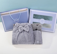 Ensemble de Serviettes de Bain Haut de Gamme Personnalisé, Doux, Anti-Peluche, Coffret Cadeau de Luxe