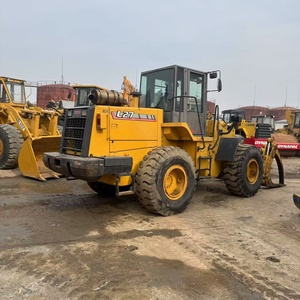 Chargeuse sur pneus L27 d'occasion, modèle 2020, équipement de construction robuste, pompe hydraulique Cummins TCM, charge nominale de 7 tonnes, pneus larges pour - Product Image 3