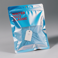 Sacs d'emballage pour t-shirts, sacs à fermeture éclair pour vêtements, sacs biodégradables givrés à fermeture éclair auto-scellante