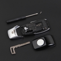 Coque de clé de voiture pour Mercedes Benz W205 W213 X253 C E GLC W177 A C118 CLA, H247 GLA, X247 GLB, remplacement de la coque de clé intelligente