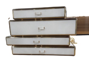 Cassettiera Moderna Roberto Cavalli in Pelle di Cavallo, Mobile Contenitore Multistrato per Soggiorno, Ingresso e Villa - Product Image 4