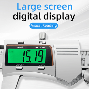 Nhà máy cung cấp Kỹ Thuật Số <span class=keywords><strong>Caliper</strong></span> đèn nền 150mm 6 inch <span class=keywords><strong>Caliper</strong></span> kim loại Vernier <span class=keywords><strong>Caliper</strong></span> các nhà sản xuất công cụ đo lường - Product Image 2