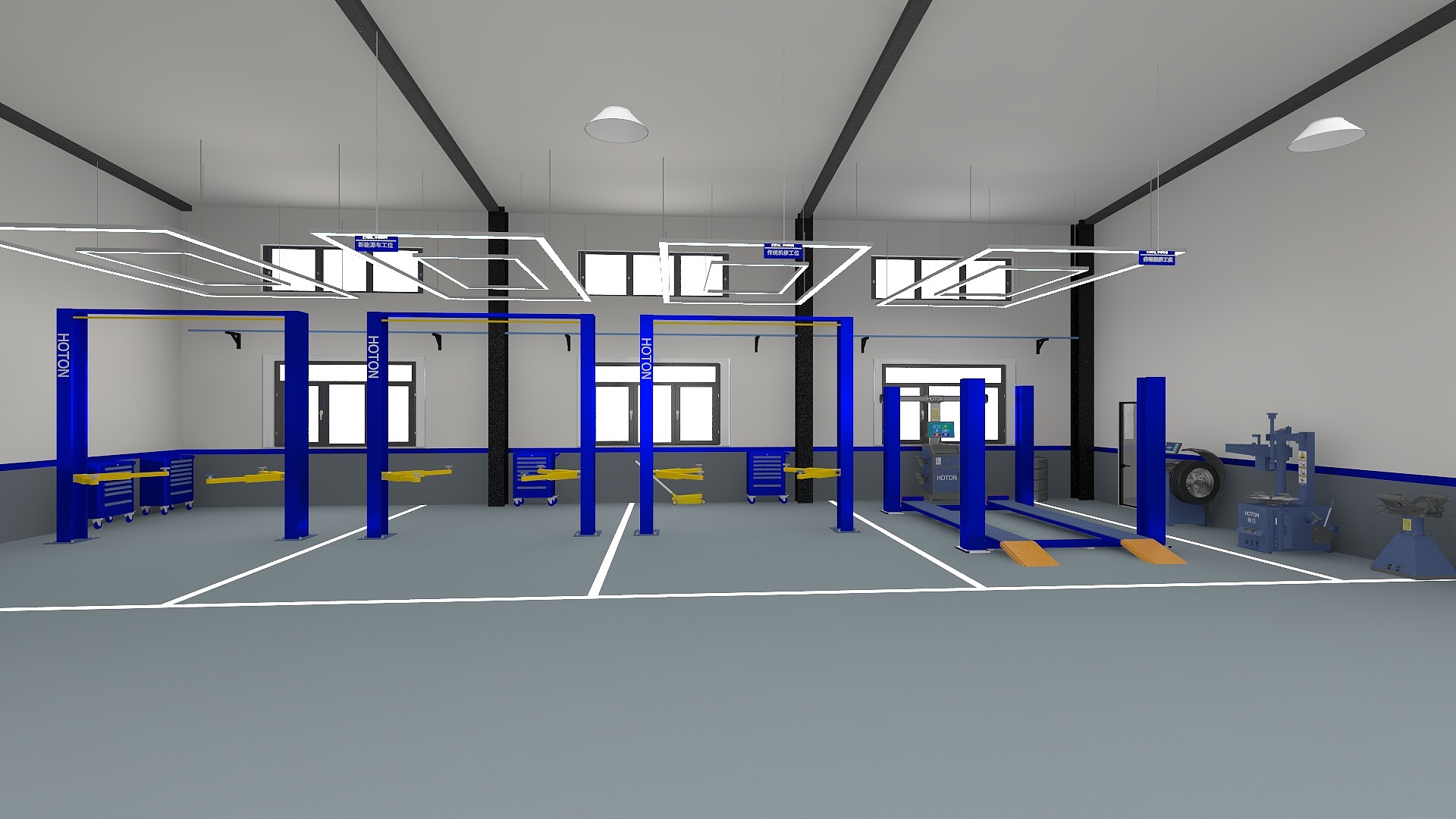 2022 One-stop--IV USD28000 New energy car EV energy battery equipment&Engine &ECU workshop equipment List solution