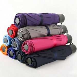 Parapluie pliant en cinq sections, pas cher, du fabricant chinois, vente en gros, promotionnel, avec logo personnalisé imprimé, UPF 50+, 8 baleines - Product Image 1