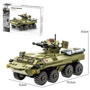 Wange 3515 Equipment Series BTR-4 Bucephalus Infantry Fighting Vehicle MOC Model Assemble Building Block Set Kids Plastic <b>Toy</b> - Product Image 4