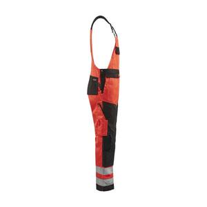 BLAKLADER - 266018115599C44 Pantalones con pechera de alta visibilidad Rojo/Negro-EAN 7330509773352 ROPA DE TRABAJO DE 2017 - Product Image 3