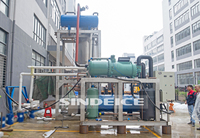 Machine à glace industrielle de grande capacité 30 tonnes, fonctionnement stable pour la transformation alimentaire avec compresseur Bitzer