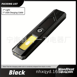 Lampe de poche portable LED, batterie rechargeable 600mAh, légère et compacte pour une utilisation en extérieur - Product Image 4