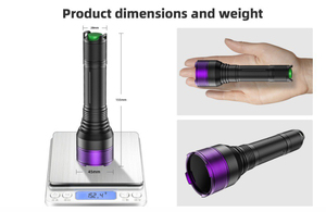40W <span class=keywords><strong>Lampe</strong></span> de poche portable violette UV noire <span class=keywords><strong>avec</strong></span> filtre miroir Chargeur USB 365 NM <span class=keywords><strong>Lampe</strong></span> de poche UV pour la détection des scorpions dans l'urine des animaux domestiques - Product Image 4