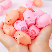 Jouet anti-stress en PVC rose ZW en forme de cochon qui couine, mignon, pour les farces amusantes et la décompression, Province du Zhejiang