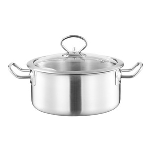 Chef Meis Stainless Steel Mini Hot Pot 1.5L Induction Compatible Single Serving Soup Pot With Lid For Shabu Shabu Noodle Cooking - Product Image 3