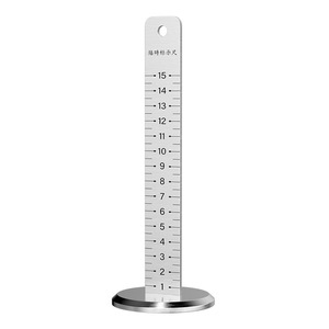 Casillas Tile Leveling Ruler Thickened Stainless Steel Laser Etched Height Gauge For Tiling Installation - Product Image 5