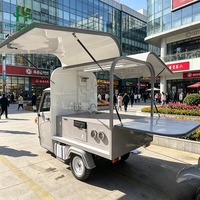 Tricycle alimentaire mobile personnalisé de haute qualité avec boîte de rangement pour les marchés en plein air