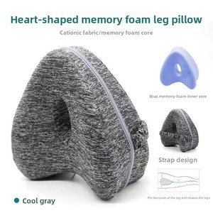 Coussin <span class=keywords><strong>de</strong></span> <span class=keywords><strong>yoga</strong></span> en mousse à mémoire <span class=keywords><strong>de</strong></span> forme en forme <span class=keywords><strong>de</strong></span> cœur – Soulagement <span class=keywords><strong>de</strong></span> la pression, massage et design ergonomique <span class=keywords><strong>pour</strong></span> rehausser les pieds et envelopper les jambes pendant le sommeil - Product Image 4