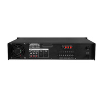 M-5950U 2U 1000W Ticari Ses Güç Amplifikatörü, 5 Bölge Kontrolü, 3 Mikrofon Girişi, LED Ekran ve Öncelikli Sessize Alma Özelliği ile