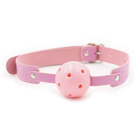 Jouets pour adultes de haute qualité, très demandés : Gag buccal souple en forme de boule pour bondage, pour femmes