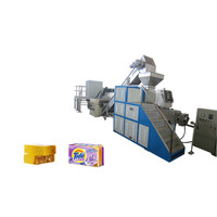 Ligne complète de production de savon de bain pour hôtels/ligne de production de savon semi-automatique machine d'équipement
