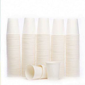 Custom Printing Logo Manufacture Price Hot Craft Disposable Single Wall Paper Cup UV Coating 8 10 Pcs/ <b>Polybag</b> Accept - Product Image 1