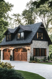 Porte de <span class=keywords><strong>garage</strong></span> sectionnelle automatique en aluminium et bois massif, moderne, durable, taille personnalisée, pour <span class=keywords><strong>garage</strong></span> de villa résidentielle - Product Image 3