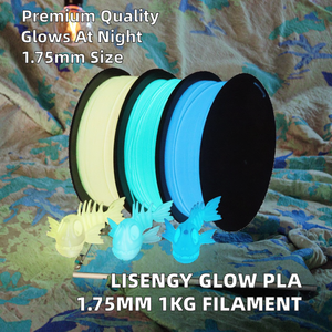 Filamento de Impresora 3D PLA Pro de Alta Calidad, Superbrillante, Luminoso en la Oscuridad, 1.75 mm, 1 kg - Product Image 1