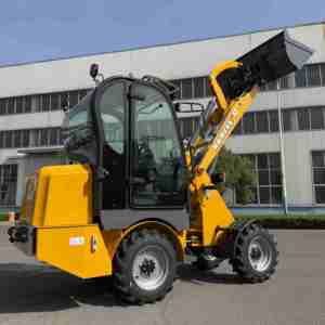 China RG-EV10 Mini Elektro Vorderrad lader Kompakte Batterie Teleskop Kleine Farmen Günstige Bagger lader Kern motor - Product Image 6