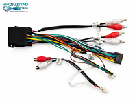 Faisceau de câblage automobile avec boîtier décodeur CANBUS compatible avec Fiat 2014, câble adaptateur d'alimentation pour autoradio
