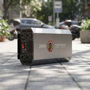 เครื่องแปลงไฟแบบ Pure Sine Wave 1500W รองรับไฟ AC 12/24/48V  แปลงเป็นไฟ 110/220/240V  ความถี่ 50/60Hz  แบบพกพาสำหรับรถยนต์  ระบบสำรองไฟพลังงานแสงอาทิตย์ - Product Image 1