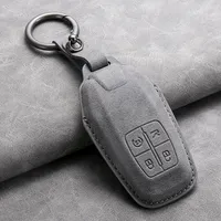 Housse de protection de porte-clés en cuir pour Ferrari F430 488 458 F12 Roma 812 F8 Auto Key Shell Fob Protector Keychain Accessories
