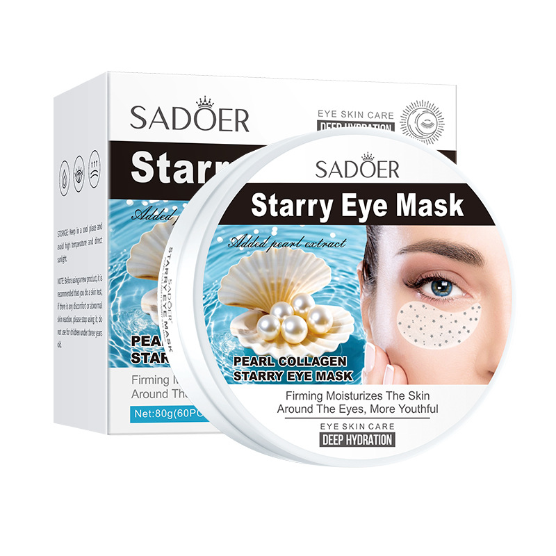 Pearl eye mask-80g-60 pcs/30 pairs-export only
