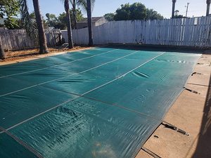Cubierta para <span class=keywords><strong>Piscina</strong></span> de 12 x 27 Pies, Transpirable, con Cable de Acero, Grosor Medio, para Protección en Temporada y Fuera de Temporada - Product Image 5
