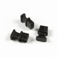 Cache-poussière en silicone pour port QSFP à fibre unique / Cache-poussière en silicone pour module émetteur-récepteur QSFP / Bouchon anti-poussière QSFP pour fibre optique