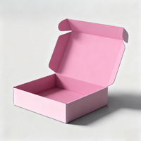 Impression numérique rose papier d'emballage personnalisé unique avec logo personnalisé perruque de beauté cheveux boîte d'impression quatre couleurs recyclable