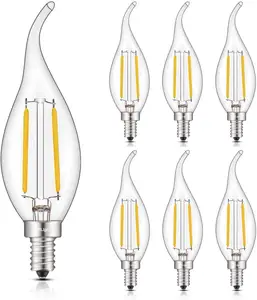 Großhandel individualisierte Led C35 Lamparas Led-Lampe transparente Glühbirne
