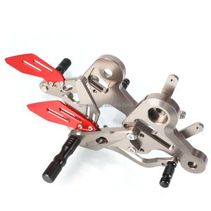 Accesorios para Motocicleta, Reposapiés Traseros de Aluminio, Reposapiés Ajustable para Pasajero, Pedal para <span class=keywords><strong>CFMOTO</strong></span> 450SR 2022-2023 <span class=keywords><strong>450</strong></span> <span class=keywords><strong>SR</strong></span> - Product Image 5