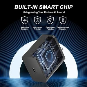 Cargador de pared tipo <span class=keywords><strong>C</strong></span> PD de 45 W carga súper rápida <span class=keywords><strong>USB</strong></span> <span class=keywords><strong>C</strong></span> para Samsung para Galaxy S23 S22 eléctrico con 45 vatios 3,0 almacén de EE. UU. - Product Image 4